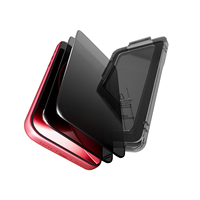 Protecteur d'écran en verre trempé anti-espion avec applicateur sans poussière et installation facile pour iPhone 14 15 16 17 18 Pro Max Plus