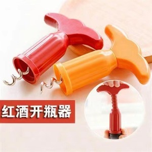 Wine Opener Plastic Corkscrew Red Yellow Durable <b>Bottle</b> Opener For Wine Champagne - Product Image 2