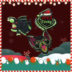 Griffes de cheveux personnalisées européennes et américaines pour Halloween Griffes de cheveux de chauve-souris d'animaux de dessin animé Griffe de cheveux <span class=keywords><strong>Grinch</strong></span> personnalisée - Product Image 4