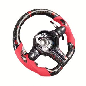 Volante de Cuero y Fibra de Carbono con Calefacción Personalizado para <span class=keywords><strong>BMW</strong></span> G20 G28 G29 G30 G32 G38 Serie 3 <span class=keywords><strong>320i</strong></span> 325i 330i M3 M4 M5 X1 X2 X3 - Product Image 3