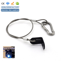 Kit de suspension d'éclairage CE RoHS avec câble en acier et pince pour lampe LED, panneau publicitaire, aquarium, éclairage de bureau