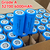 Batterie LiFePO4 32700 6Ah 3.2V 6000mAh 2000 Cycles Certifiée MSDS CE UN38.3 Cellule Cylindrique LFP pour Outils Électriques, Vélos Électriques et Énergie Solaire
