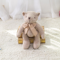Ours en peluche en tricot créatif mignon pour bébé, jouets pour décoration de mariage et cadeau pour enfants