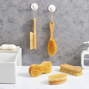 Bamboo Laundry Brush Soft Bristles Cleaning Tool For Clothes And Shoes - Product Image 3