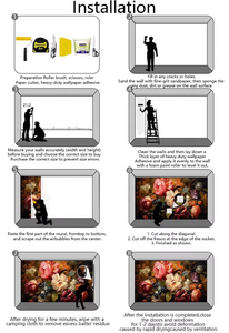 Carta da Parati 3D con Fiori Scuri, Murale di Peonie per Camera da Letto delle Ragazze - Product Image 5