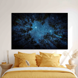 Elegant Starry Sky Canvas Print: Night View Wall Decor,<b>WRAPPED</b> CANVAS - Product Image 3