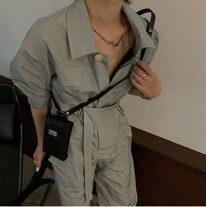 OEM Sportswear Fashion Style grigio manica lunga Cool Girl pagliaccetto <span class=keywords><strong>1</strong></span> pezzo tuta donna un pezzo Set <span class=keywords><strong>abbigliamento</strong></span> donna - Product Image 4