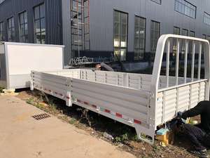 Fabrication en Chine Carrosserie pour <span class=keywords><strong>camion</strong></span> sec Constructeur de <span class=keywords><strong>camion</strong></span> à caisse plate sèche bon marché en acier Modèles neufs Dongfeng Jiefang - Product Image 4