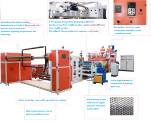 Mf duy nhất-vít tự động PE LDPE PP cho nhà sản xuất phim bong bóng không khí phim đùn Máy cắt - Product Image 3