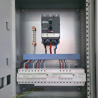 Armoire de commande électrique industrielle à double porte, entièrement fermée, basse tension, personnalisée, en métal, pour distribution électrique