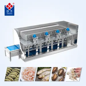 SQUARE iqf processing line automic cryogenic durian quick freeze tunnel freezers