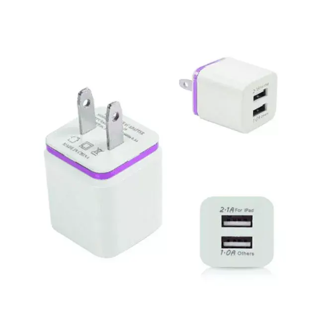 מוצרים חדשים זול אוניברסלי 2.1A מהיר טעינה 2 USB יציאת בארה"ב מהיר מטען טלפון מהיר קיר מטען