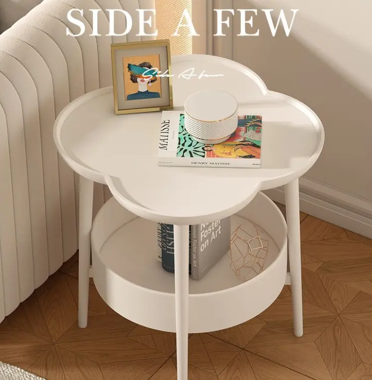 Mesa de centro pequeña mesa minimalista moderna sala de estar estante móvil sofá armario lateral mesa auxiliar creativa
