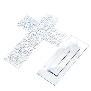 Ornement de bureau 21CM Or Argent Or Rose Imprimé Cadeau de Baptême Décoration de Bureau - Product Image 5