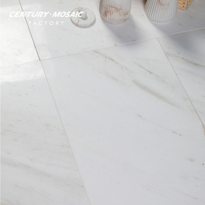 Centurymosaic Polished New Calacatta Velino White <b>Marble</b> Tile for Bathroom Kitchen Wall Floor and Backsplash Decoration - Product Image 2