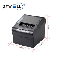 Descarga del Software de Impresora de Recibos Zywell Free Pos ZY806 Impresora Térmica de Facturas de 3 Pulgadas con Bluetooth y Wifi