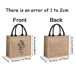 Bolsa de Playa Extra Grande Personalizada con Diseño de la Película de Terror <span class=keywords><strong>Beetlejuice</strong></span>, de Lino, Ecológica, Duradera, con Monograma, para Regalo - Product Image 2