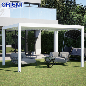<span class=keywords><strong>Pergola</strong></span> motorisée à <span class=keywords><strong>lames</strong></span> en aluminium pour jardin, terrasse et extérieur - Product Image 2