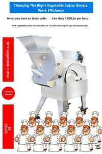 Multi Function Conveyor <b>Vegetable</b> Cutting Machine For Celery Green Pepper Cucumber Root <b>Vegetable</b> Slicing Sticking - Product Image 5