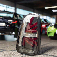 ODPS para BMW Mini Cooper R50 R53 Luz Trasera LED Modificada 01-07 ABS Negro/Ahumado con Lente Rojo Condición Nueva Señales de Giro de 12V