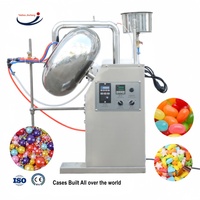 Nueva Máquina Automática Profesional para Recubrir Almendras y Cacahuetes con Acero Inoxidable 304 y Bajo Nivel de Ruido