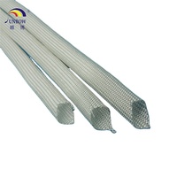 Manchons isolants en fibre de verre PVC résistants aux hautes températures JZ2740 pour transformateur, moteur électrique, 220V, haute résistance à la traction