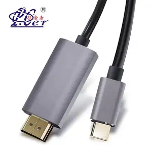 סיטונאי ספק המרת HDMI 2.0 4K טלוויזיה גבוהה זכר לזכר USB באיכות סוג C כדי HDMI