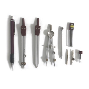 Ensemble d'instruments mathématiques professionnels tout-en-un de 9 pièces, ensemble de géométrie, ensemble de mathématiques pour le dessin - Product Image 6