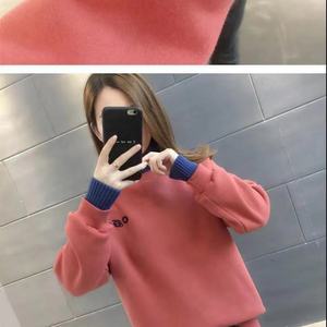 Nueva Marca de Moda, Sudadera Unisex con Cuello Redondo, Otoño, Color Sólido, Bordado, Estampado de Letras en 3D, Estilo Hip Hop, Holgada, Simple - Product Image 6