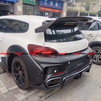 Peu coûteux pour Volkswagen Scirocco pare-chocs avant large garde-boue Kit FRP fibre de carbone Style Aspec carrosserie capot fabrication personnalisée
