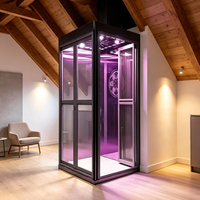 Ascensore Professionale a Trazione da 400kg per Villa con Sistema Monarch VVVF e Velocità di 0,4m/s per Progetti Residenziali