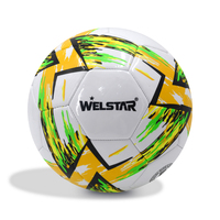 Ballon de football de taille officielle 5, léger, cousu à la machine, en PVC durable, professionnel, pour l'entraînement des jeunes, les sports d'équipe, les compétitions