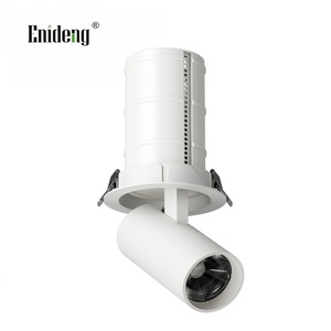 <span class=keywords><strong>Spot</strong></span> encastré en aluminium AC <span class=keywords><strong>220V</strong></span>, découpe de 95 mm, orientable télescopique, projecteur de plafond commercial COB - Product Image 6