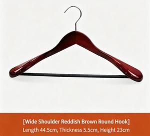 Clothes <b>Hanger</b> Luxury Wood Suit Coat <b>Hanger</b> Beech Lotus Oak Wooden <b>Hanger</b> - Product Image 5