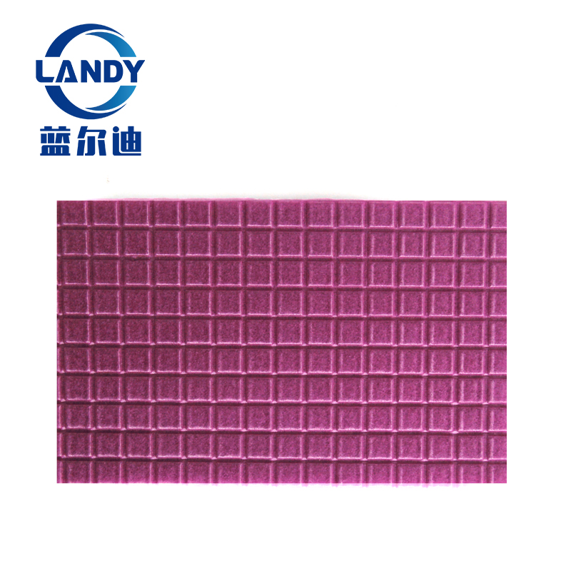 Couverture d'hiver pour piscine en mousse XPE violette