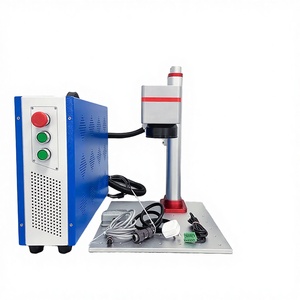 เครื่องแกะสลักและทำเครื่องหมายด้วยไฟเบอร์เลเซอร์ CNC 20W/30W/50W ระบายความร้อนด้วยอากาศ รองรับไฟล์ DXF/BMP/AI/DWG/DST รับประกัน 2 ปี ใหม่ - Product Image 3