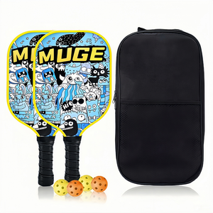 Pickleball vợt Úc Gia Đình gói sợi thủy tinh lạnh ép minh họa loạt mái chèo với rung giảm chấn công nghệ - Product Image 6