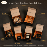 Boîte cadeau de luxe pliable magnétique noire mate personnalisée pour montres, en carton gris écologique, options de couleur personnalisées, finition premium