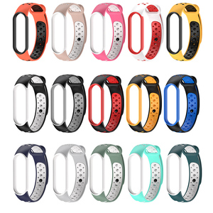 Tschick – <span class=keywords><strong>Bracelet</strong></span> respirant pour <span class=keywords><strong>Xiaomi</strong></span> <span class=keywords><strong>Mi</strong></span> <span class=keywords><strong>Band</strong></span> 5 <span class=keywords><strong>6</strong></span>, montre intelligente M3 M4, <span class=keywords><strong>Bracelet</strong></span> de remplacement pour <span class=keywords><strong>Xiaomi</strong></span> MiBand <span class=keywords><strong>6</strong></span> 5 Miband - Product Image 2