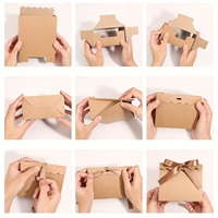 Luxury White Window Gift Box with Large Ribbon Bow Custom Logo Scalloped Top Cardboard for Food Candy Jewelry Wedding