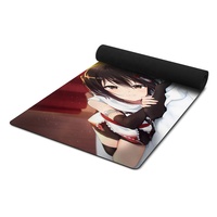 Tapis de bureau gaming grand format personnalisé avec logo imprimé, marque OEM, antidérapant, en tissu caoutchouté, sublimation, épaisseur 2-7mm, carré/rectangulaire