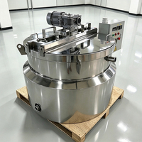 Cuve de chauffage électrique multifonctionnelle avec agitateur pour un mélange uniforme de pâtes à haute viscosité