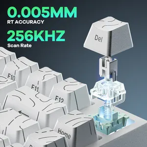Bán Buôn Tấn Công Cá Mập R82 Ông Nhanh Chóng Kích Hoạt Bàn Phím 80 Phím 75% Có Dây 8Khz Chuyển Đổi Từ Bàn Phím Với 0.005Mm RT - Product Image 5