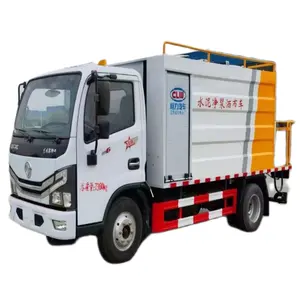 Dongfeng yol kaplama makineleri bitüm kamyon yol bakım püskürtücü çimento bulamaç dağıtım kamyonu