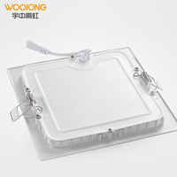 Lampes à panneaux LED ultra-minces SMD de conception moderne Woojong, lampes encastrées plates rondes carrées, 3W~24W