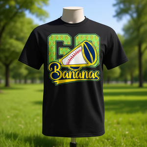 Camiseta con Estampado de Let's Go Bananas para Niños, Hombres y Mujeres - Camiseta Promocional Divertida - Product Image 3