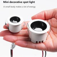 Mini lampe encastrée 3W, en aluminium, éclairage de plafond de haute qualité, pour salle d'exposition, entrepôt ou musée