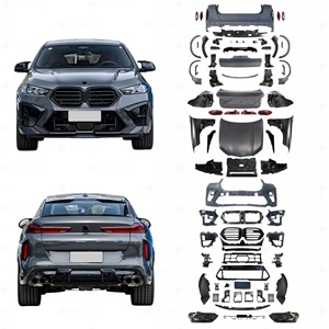 Kit de Carrocería con Parachoques Estilo F96 LCI X6M 2023+ para <span class=keywords><strong>BMW</strong></span> <span class=keywords><strong>X6</strong></span> F16 <span class=keywords><strong>2015</strong></span> 2016 2017 2018 2019, Modificación Más Popular en Oferta - Product Image 1