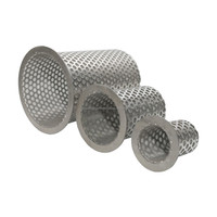 Filter Cartridge Perforasi Baja Tahan Karat 304 316 Kustom, Saringan Filter, Filter Pengolahan Air