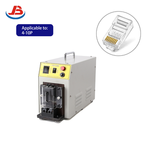 Machine à fabriquer des câbles réseau Jianbo JB-10G semi-automatique, cordon de raccordement RJ45, sertissage professionnel, terminaison CAT5/T6, coupe 15 kg - Product Image 1